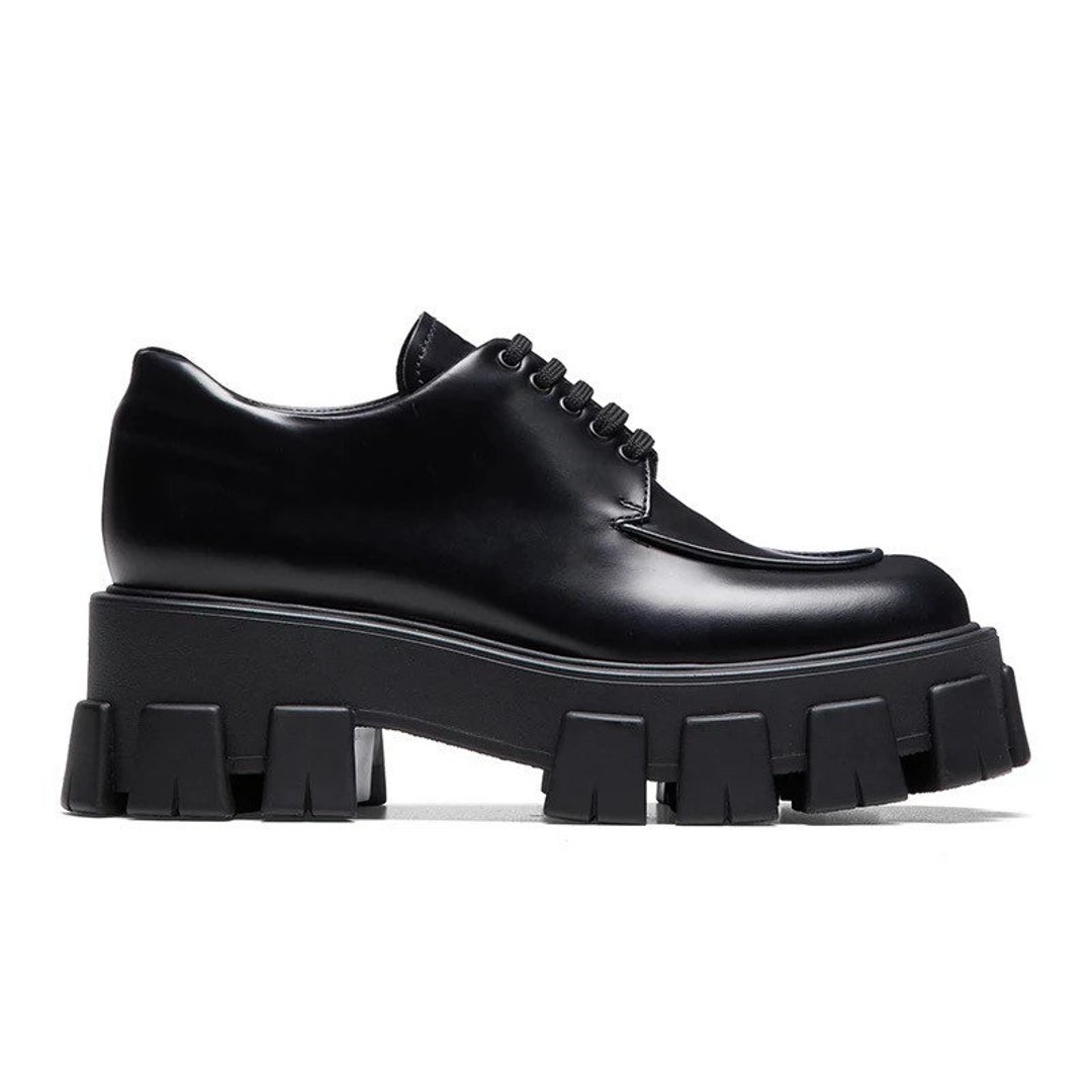 Buy Wednesday Addams Shoes Black Goth Platform Loafers Wednesday Online