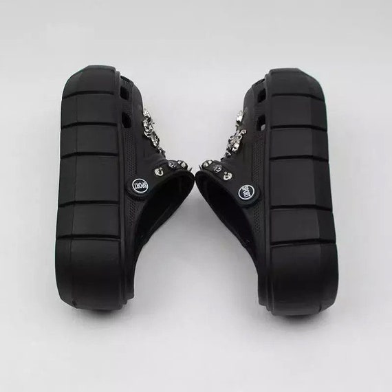 Zapatos de plataforma Goth Crocs Esqueleto de escorpión y - Etsy España