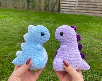 Mini dino chunky au crochet