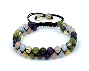 Taurus Birth Stone Bracelet, Taurus Crystals, Zodiac Gemstone Bracelet, Astrology Horoscope Jewelry, Healing Crystal Bracelet,Natural Stones