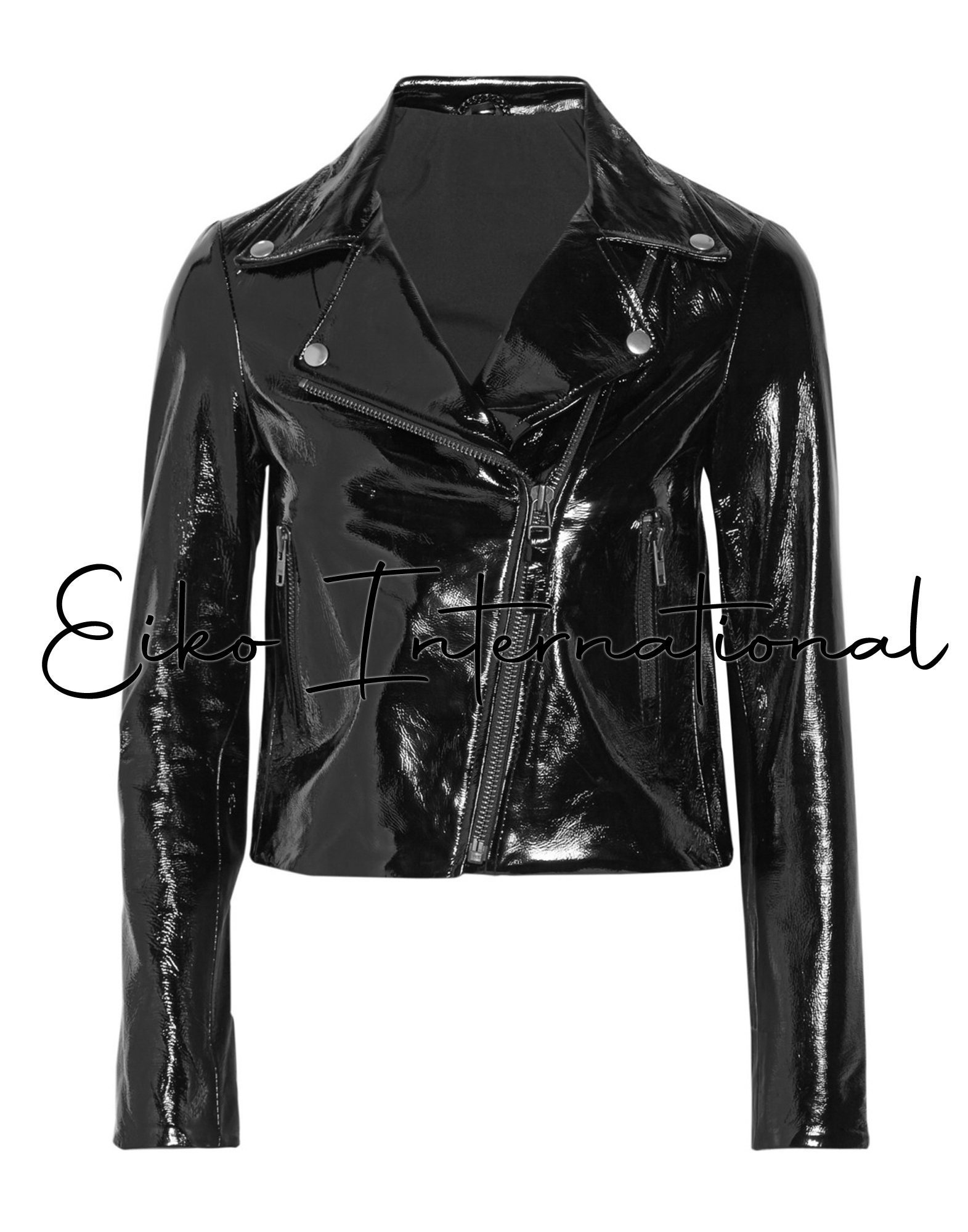 Pvc moto deals jacket