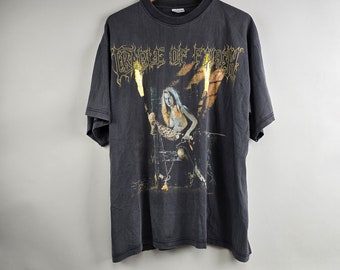 1997 Cradle Of Filth Dode meisjes zeggen geen nee 90s XL 23" 29,5"