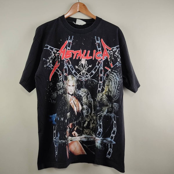 90's Metallica  full print euro bootleg XL Vintage T Shirt