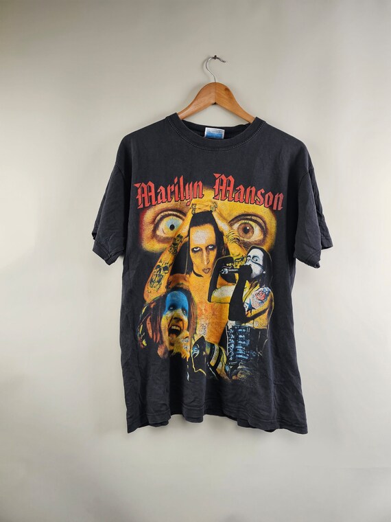 90s Marilyn Manson Vintage Bootleg XL 21.5" 27.5" - image 10