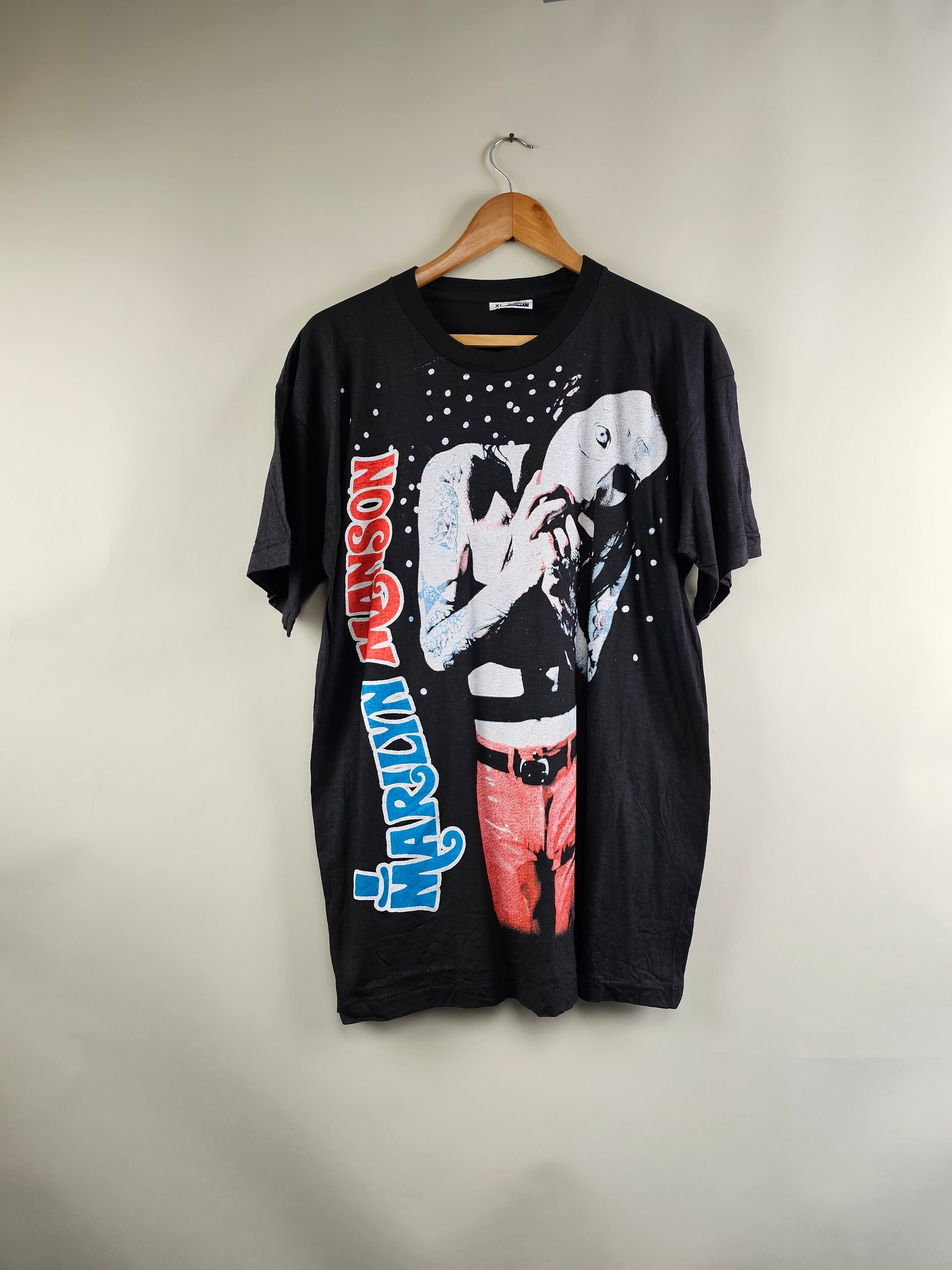 マリリンマンソン mARILyN mANSON 1997 星条旗tシャツ 12500円引き