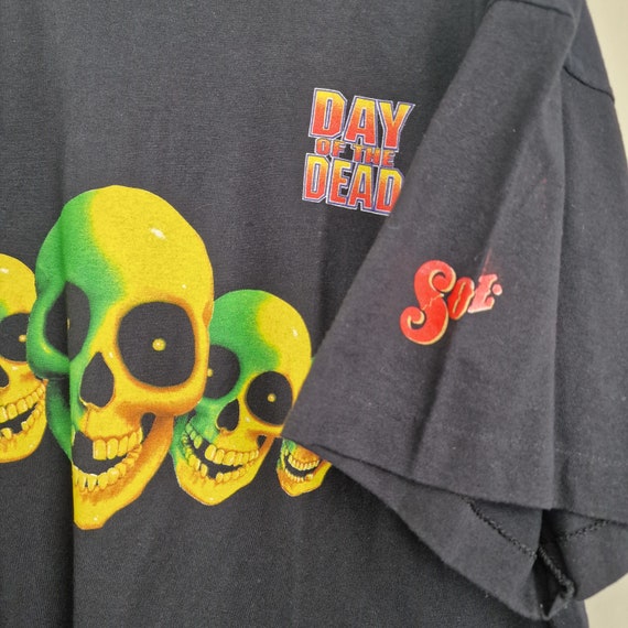 90s Day of the Dead Vintage Movie tee XL 23" 29" - image 3