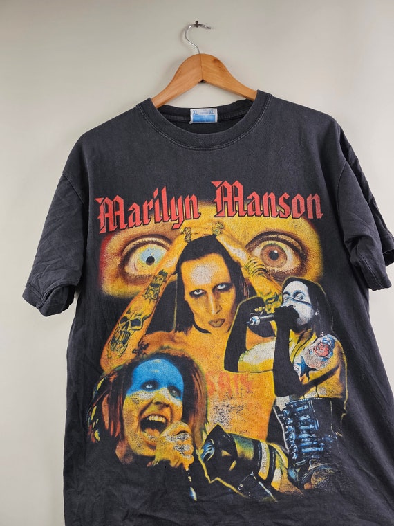 90s Marilyn Manson Vintage Bootleg XL 21.5" 27.5" - image 5