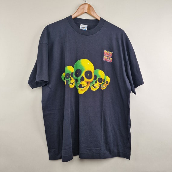 90s Day of the Dead Vintage Movie tee XL 23" 29" - image 1