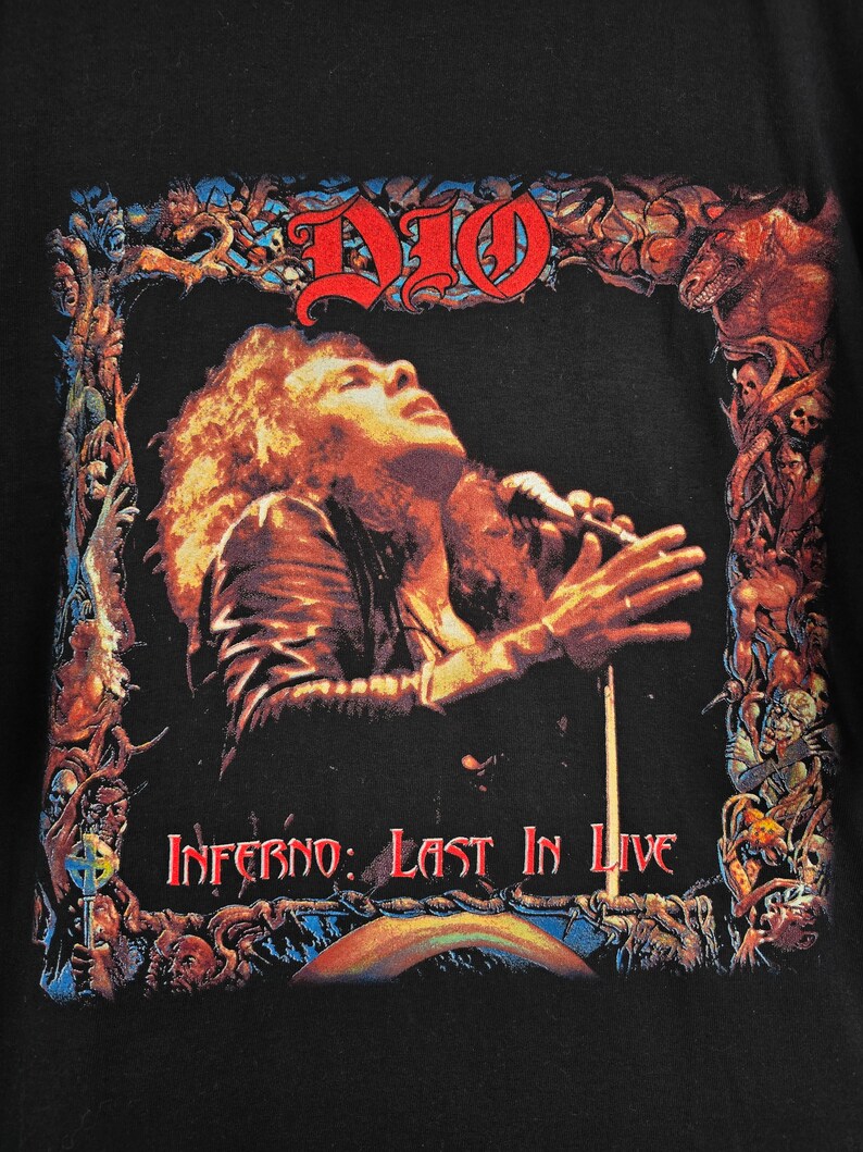 1998 Dio Inferno Last in Live Black Sabbath XL 24 33 Etsy Canada