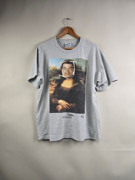 90s Mr Bean Mona Lisa XL 23.5" 28" - image 1