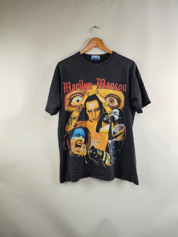 90s Marilyn Manson Vintage Bootleg XL 21.5" 27.5" - image 1