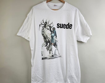 90s Suede So Young Début Album Vintage T Shirt XL 23" 31"