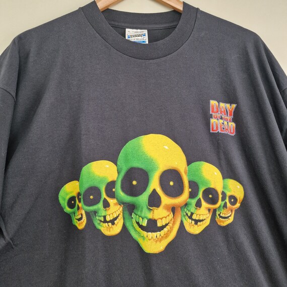 90s Day of the Dead Vintage Movie tee XL 23" 29" - image 2