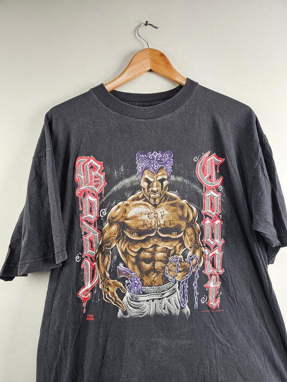 1992 Body Count Cop Killer 90s vintage T shirt XL 22.… Gem