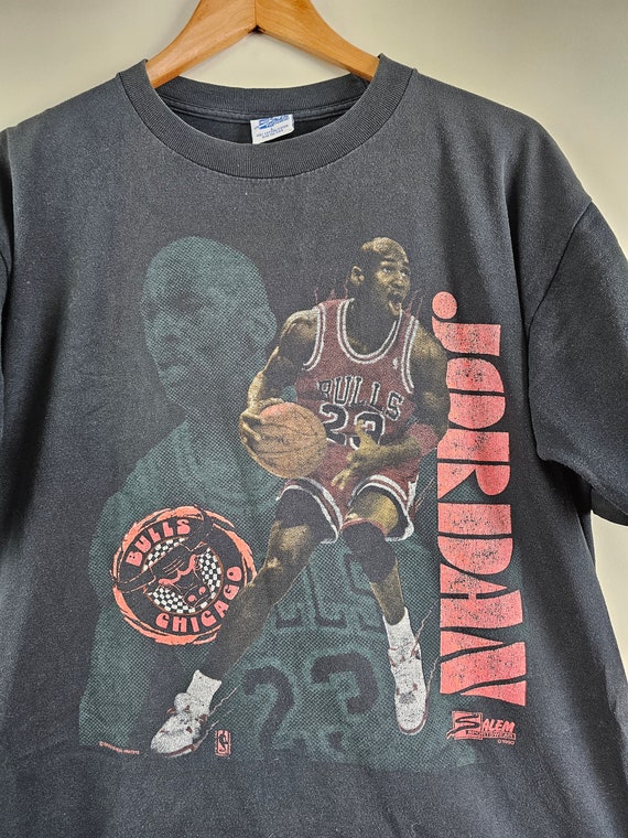 1990 Chicago Bulls Michael Jordan Vintage NBA T s… - image 2
