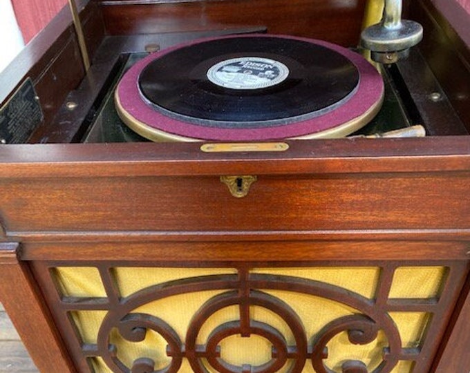 Pickup Only GORGEOUS SUPER RARE Antique Edison Disc Phonograph in