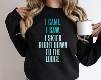 Apres Ski Sweatshirt - Etsy