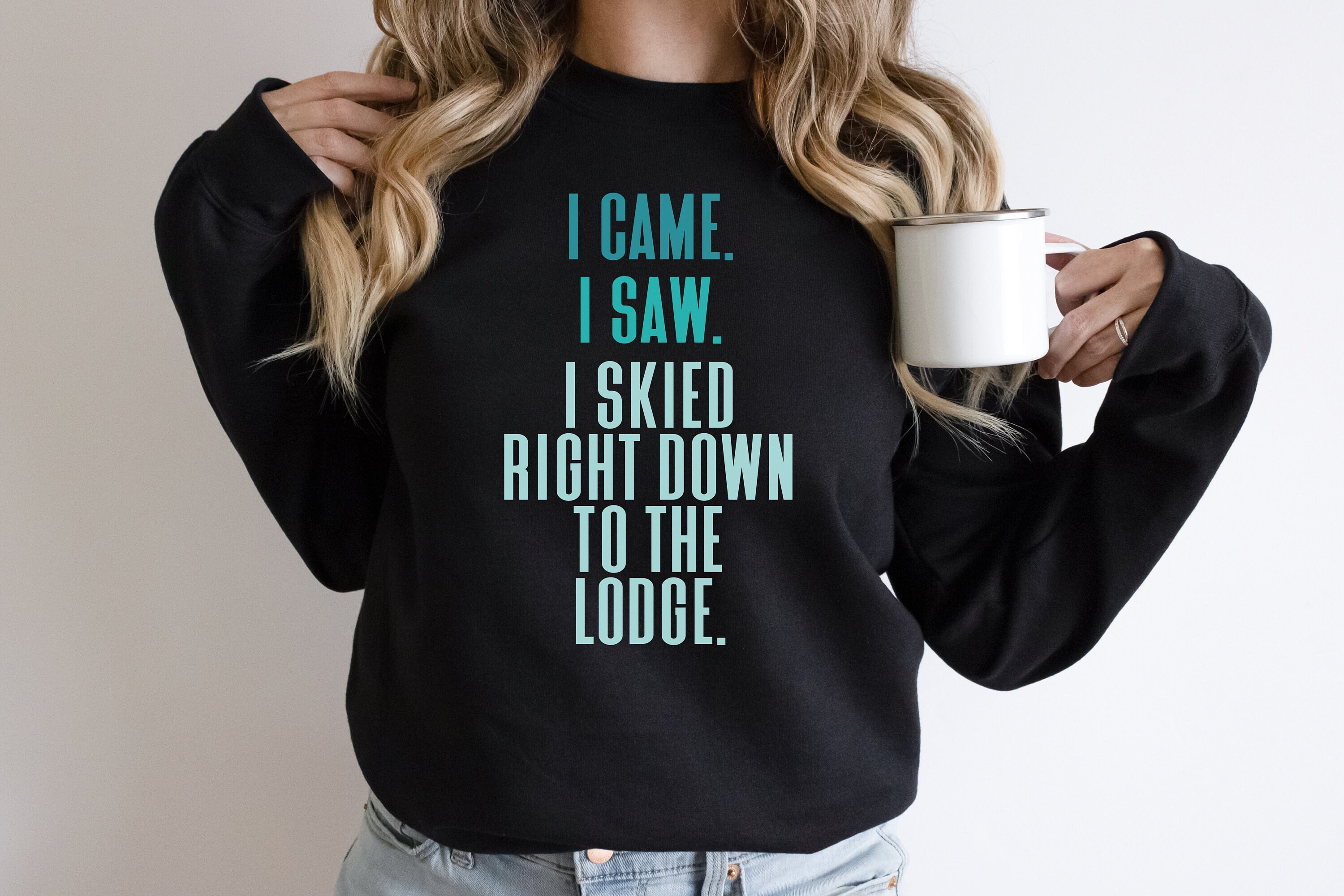 Funny Ski Sweater - Etsy