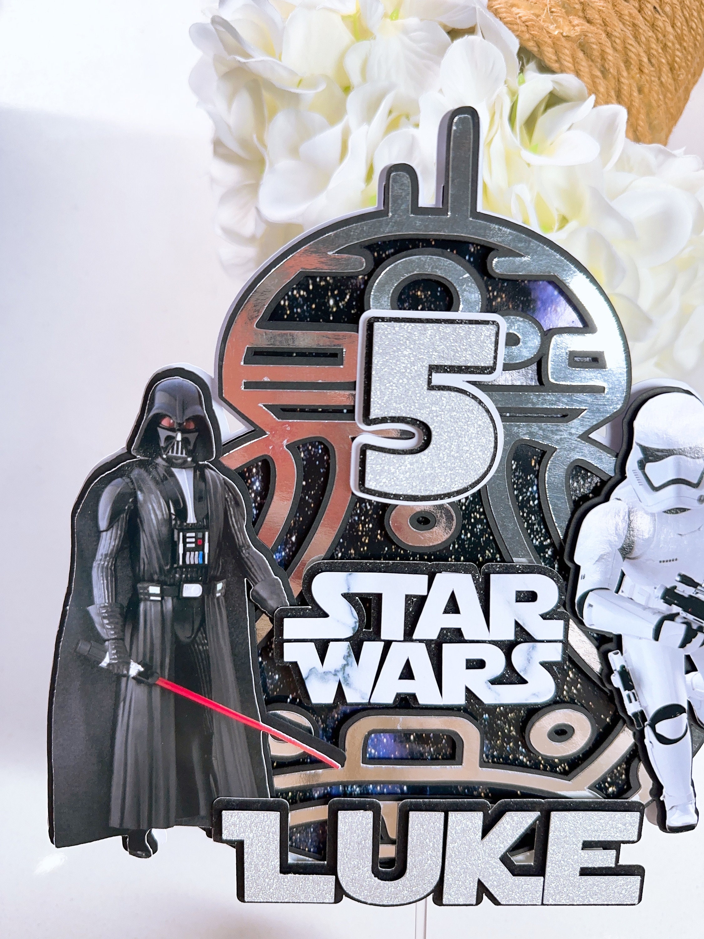 Star Wars 3D Cake Topper | Birthday Cake Toppers - Etsy Australia