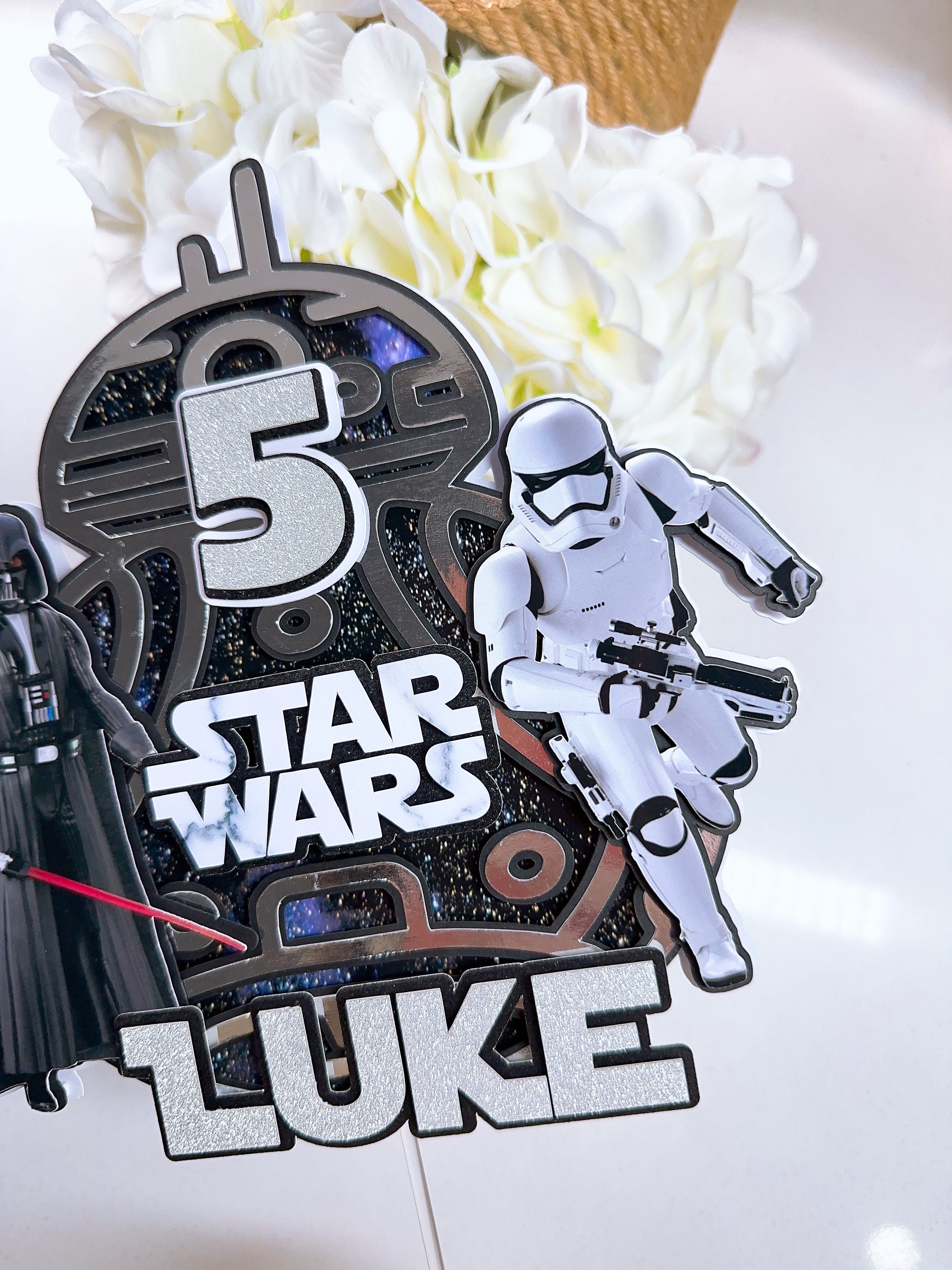 Star Wars 3D Cake Topper | Birthday Cake Toppers - Etsy Australia