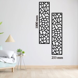 Geometric Triangle Metal Wall Art: Modern Home Decor