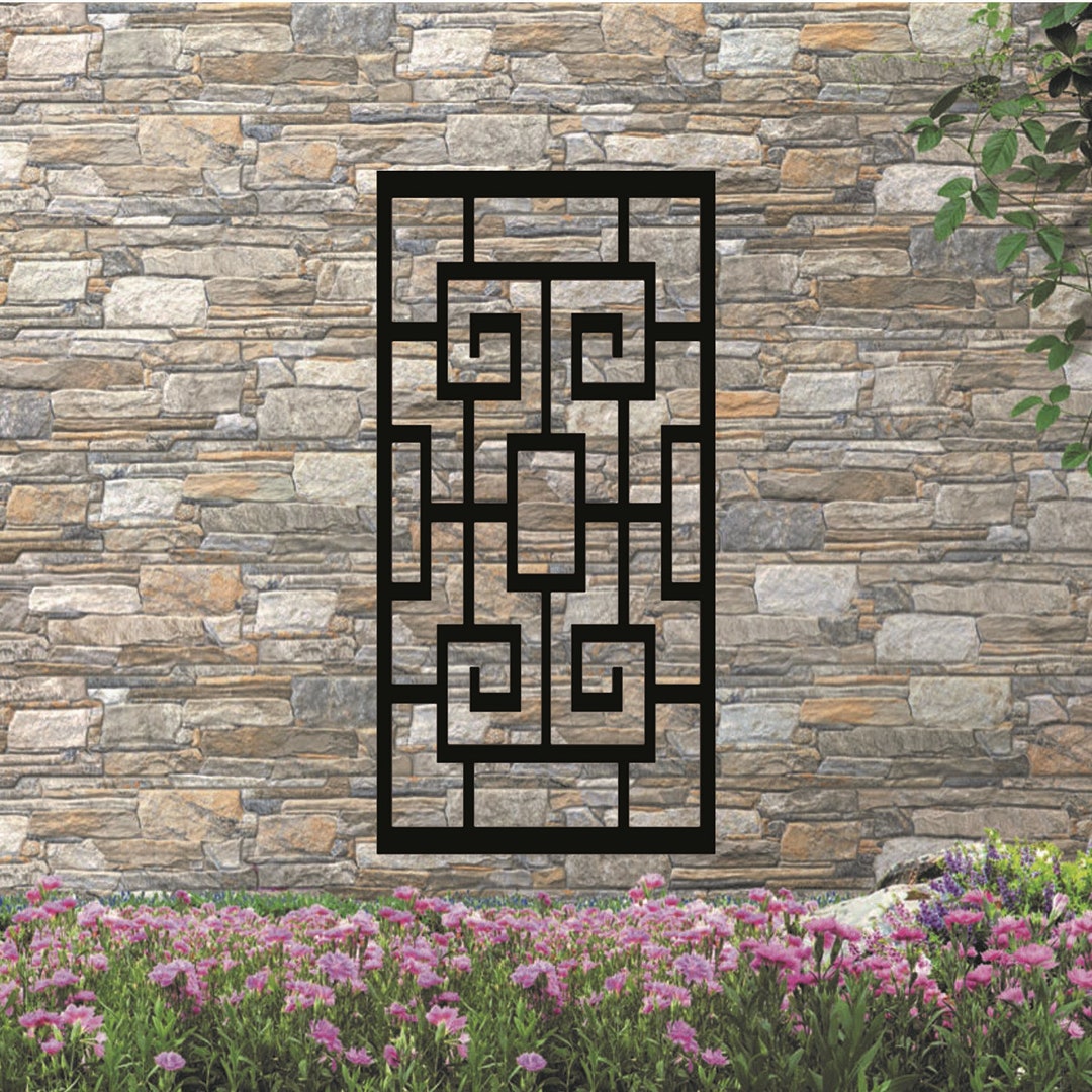 Olivaser Screen Metal Wall Art Garden Screens Garden Decor Etsy UK