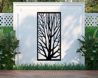 Sniline Screen, Metal Wall Art, Garden Screens, Garden Decor