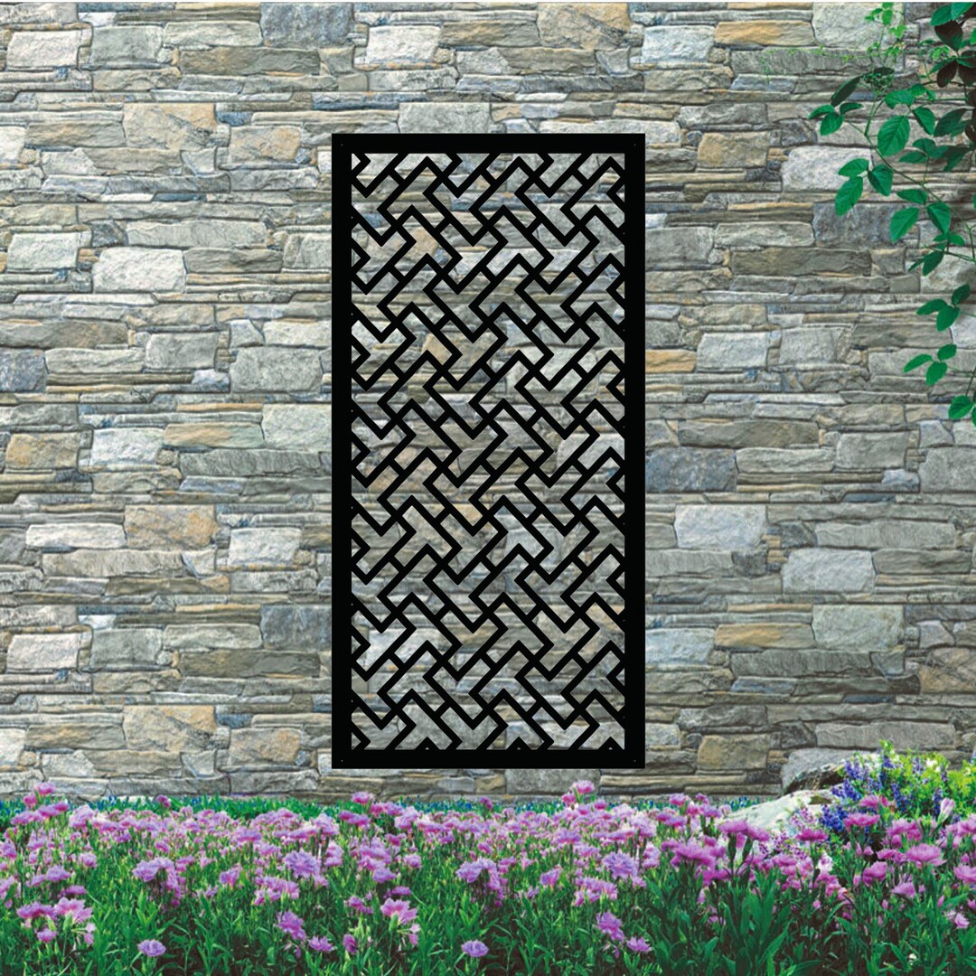 T Panel Metal Wall Art Garden Screens Garden Decor Etsy UK