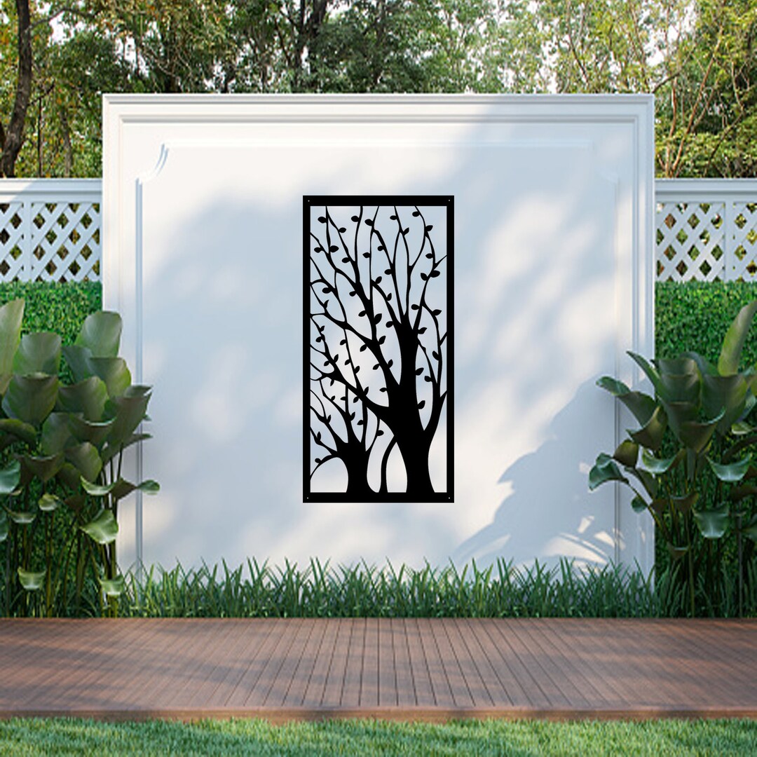Afrinnoline Screen, Metal Wall Art, Garden Screens, Garden Decor Etsy UK
