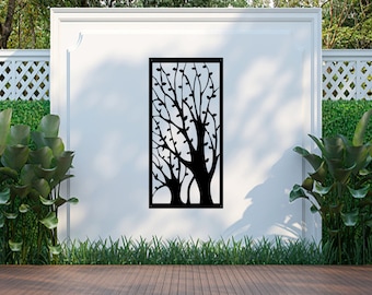 Afrinnoline Screen, Metal Wall Art, Garden Screens, Garden Decor