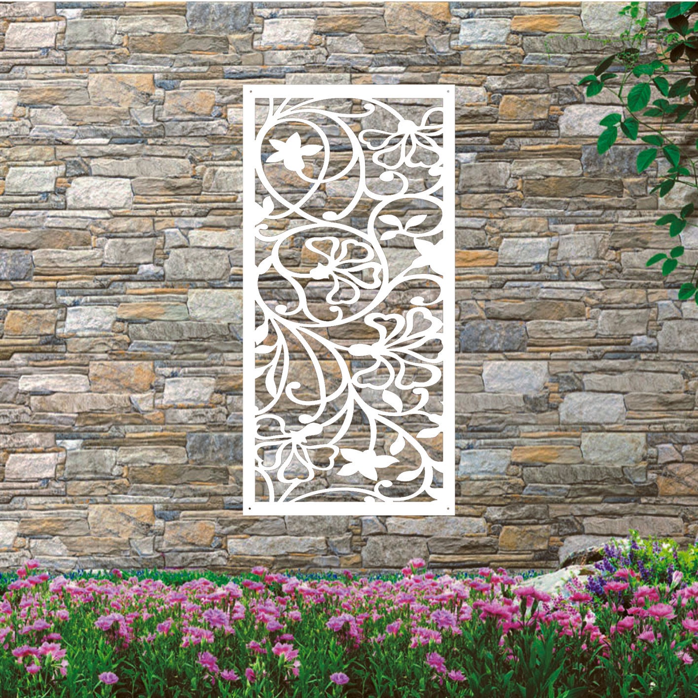 Brewume Screen Metal Wall Art Garden Screens Garden Decor Etsy