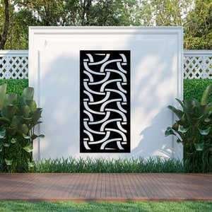 Fub Screen Metallwandkunst: Gartendekorplatte