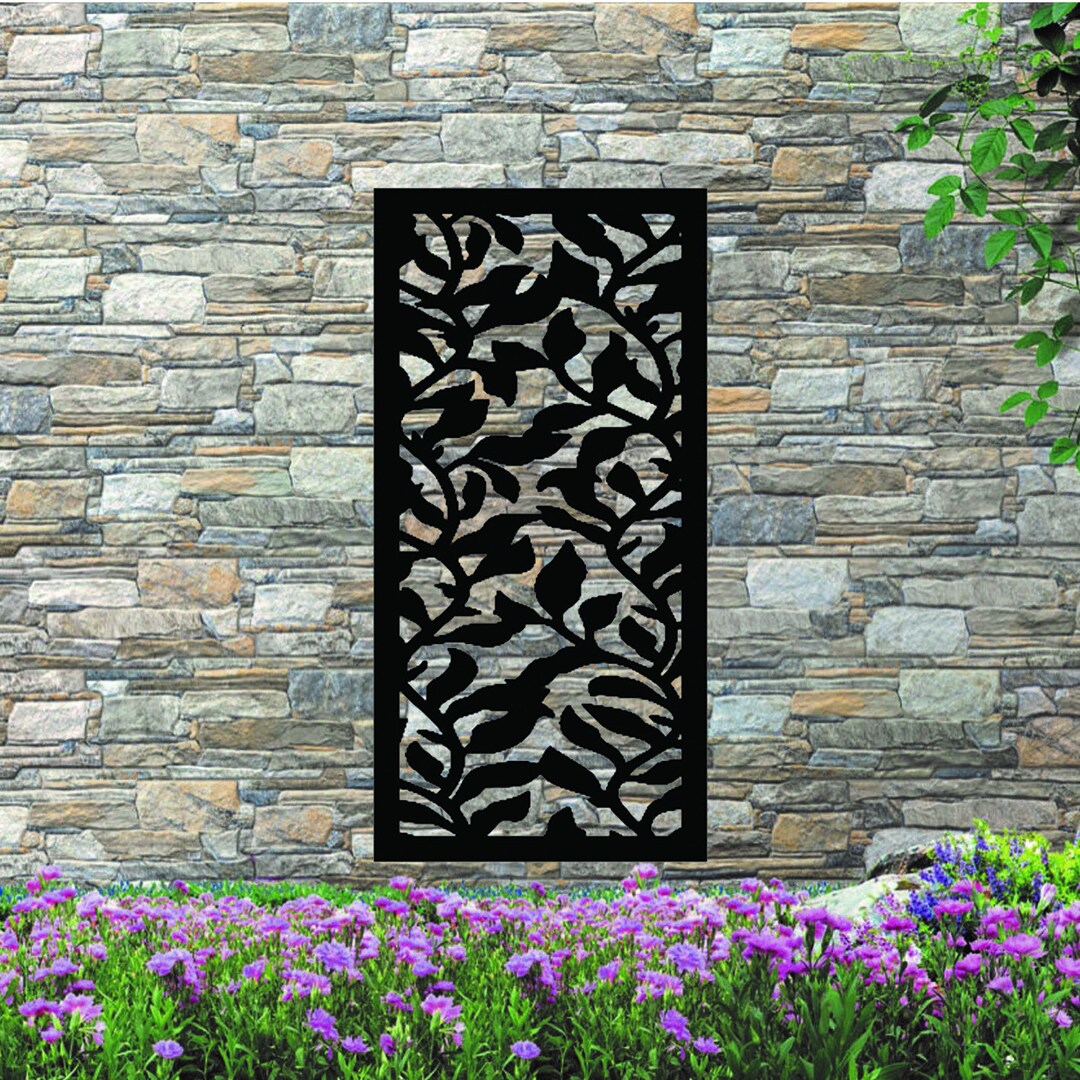 Silver Hood Screen Metal Wall Art Garden Screens Garden Etsy UK