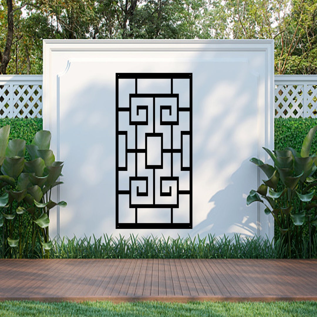Olivaser Screen, Metal Wall Art, Garden Screens, Garden Decor Etsy