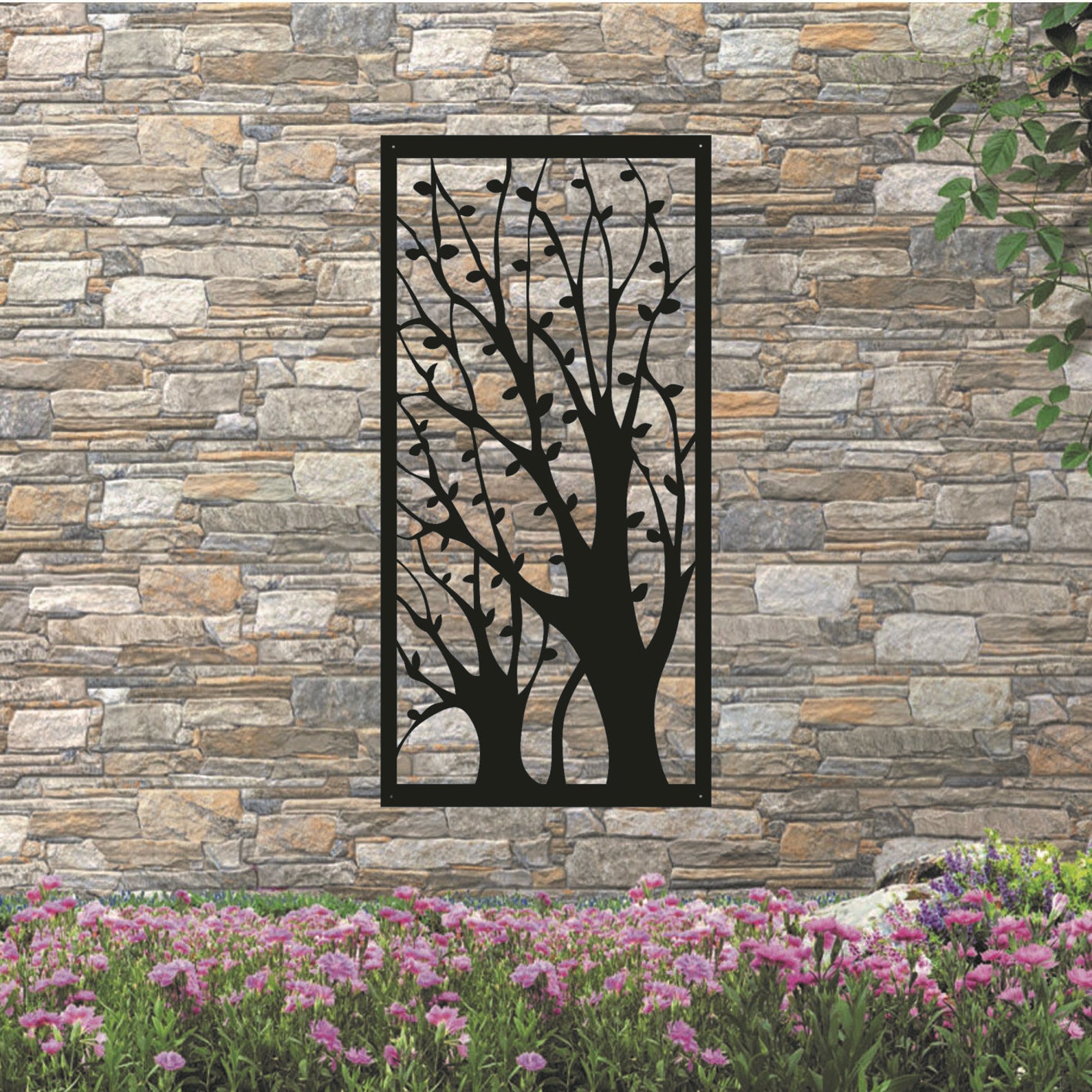 Afrinnoline Screen Metal Wall Art Garden Screens Garden Etsy UK