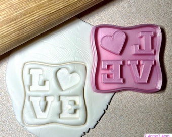 Liebe Ausstechform von Treats&Prints