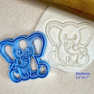 Baby Elephant cookie cutter by Treats&Prints