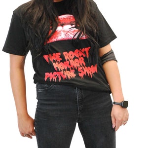 ROCKY HORROR PICTURE show classic black t-shirt