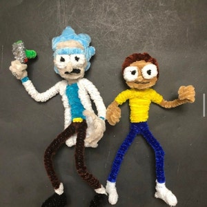 Rick and Morty inspired figure set