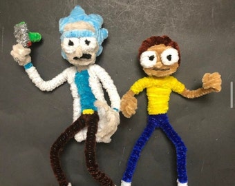 Rick and Morty inspired figure set