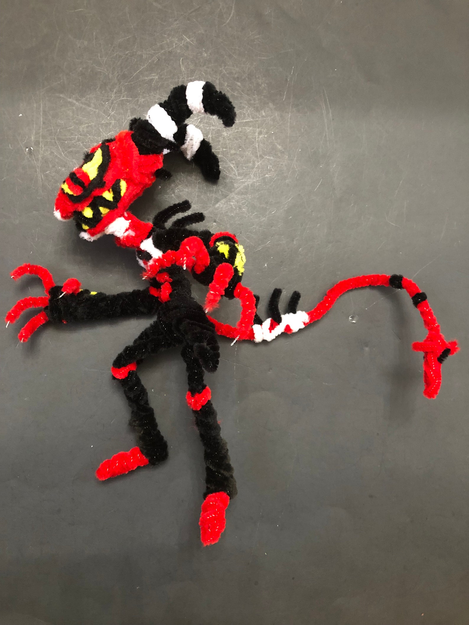 Helluva Boss Blitzo Inspired Pipe Cleaner Figure Etsy Ireland