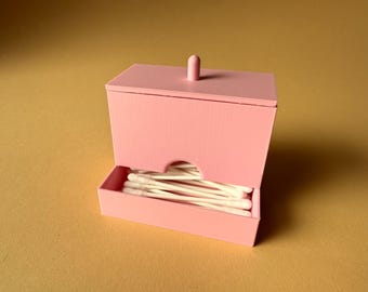 Wattestbchen Spender | Aufbewahrung Wattestbchen | Badezimmer Organizer |  Deko Bad - Etsy.de