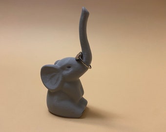 Elefant Ringhalter - Perfektes Geschenk für Schmuckliebhaber - Deko für den Schminktisch