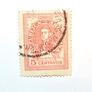 Argentina, Jose de San Martin 5 Centavos 1945/46 Used Stamp