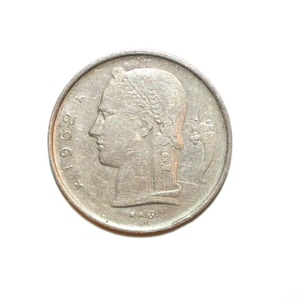 Belgium 1 Franc 1952. Coin