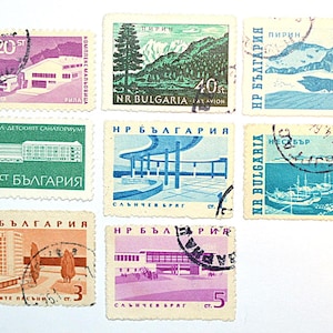 Bulgaria Lot Of 8 Old Stamps - Used