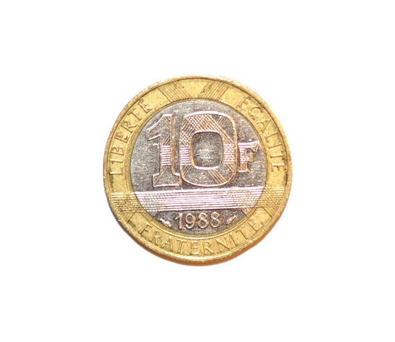 1988年製フランス10フラン硬貨 フランス 10フラン 1988年 コイン - Etsy 日本