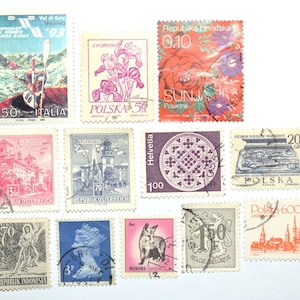 World - Lot Of 12 Old Stamps - Used