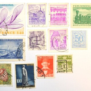 World - Lot Of 12 Old Stamps - Used