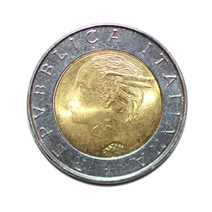 Italia 500 Lire FAO - IFAD 1998. Moneta commemorativa
